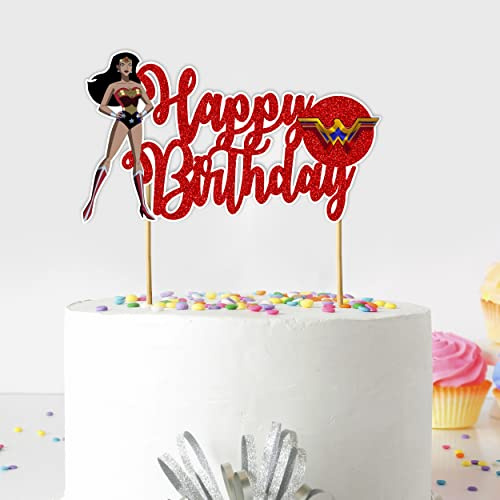 Seyal® Wondr Womn Décoration de gâteau Happy Birthday