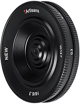 7artisans 18mm F6.3 Mark II UFO Camera Prime Lens Compatible with Sony E-Mount APS-C Ultra Thin Compact Mirrorless for FX/A/NEX Series for FS5, FS7, FS7M2, FS5M2K, A3000, A5000, NEX-3, NEX-3N