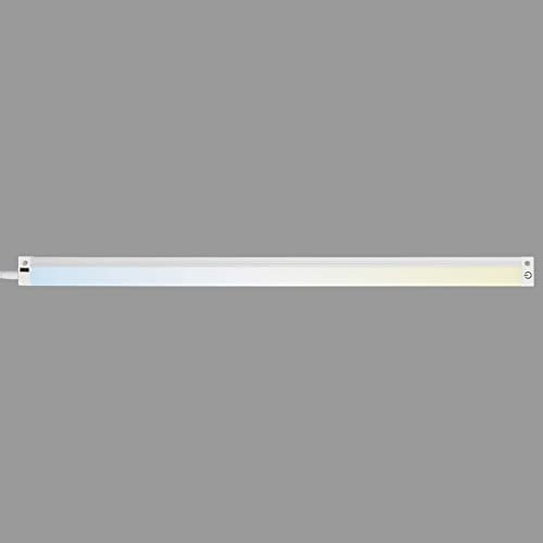 TELEFUNKEN - Lámpara LED regulable para debajo de los muebles, 50 cm, para cocina, armario de cocina, taller, interruptor de infrarrojos, color de luz ajustable, 5,5 W, 520 lm, color blanco
