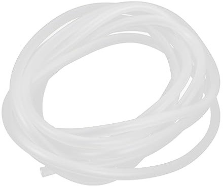 M METERXITY 2.5M Länge Aquarium Silikon Luft Line Schlauch Transport Wasser und Gas Anwendbar Fish Tank/Ponds/Aquariums (Durchm. 4mm Klar)