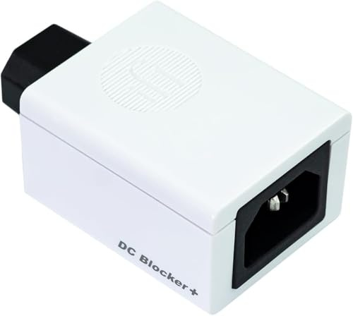 iFi SilentPower | DC Blocker+ | IEC-Stecker, blockiert jeden DC-Offset, verbessert die Qualität von Wechselstrom für Ihre Audio- und AV-Anlagen, beseitigt Transformatorbrummen.