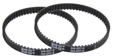 JINFOLI 2 Stück Antriebsriemen HTD 3M-207-6 Staubsauger Ersatzteile, for Shark, for Modelle HV301 HV302 HV305 HV308 Haushaltsgeräte Zahnriemen