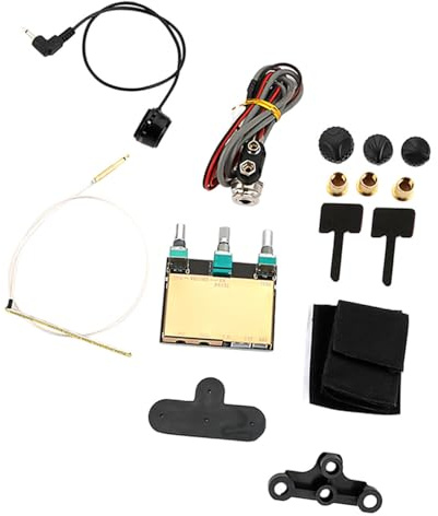 ibasenice Multifunktionaler Gitarren-tonabnehmer Gmb372 Aktiver Piezoelektrischer Tonabnehmer Für Elektrische Akustikgitarren