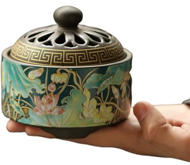 LVYUDS Klassische Kartoffel Aufbewahrungsbox Keramik Zwiebel Aufbewahrung Küche Dekorative Zwiebeltopf Container Lagerung(Storage Tank A)