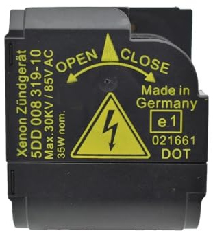ZOUWZIOU Xenon-Vorschaltgerät Xenon HID Scheinwerfer Starter Zünder Schwarz Zündgerät Sockel Box 5DD 008 319-10 5DD00831910 5DD008319-50 Für X5 E53