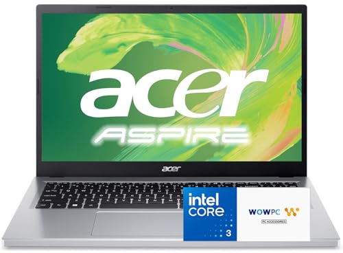 acer Computer portatile Aspire Go 15 | Intel Core 3 N355 di nuova generazione (fino a 3,9 GHz) | Display BluelightShield FHD da 15,6 pollici | RAM DDR5 da 16 GB | SSD da 512 GB | Chiave copilota |