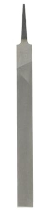 sourcing map Flat Medium Cut File 8 Double Cut Teeth High Carbon Steel Hand Rasp File Without Handle for Metal Wood Deburring Removing