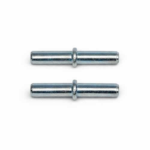 3mm x 16mm (Pack of 20) Round Shelf Support Studs Zinc Plated Steel Shelf Holders with Collar for Kitchen Units Cupboards Wardrobes & Cabinets - E13D 3x16_20