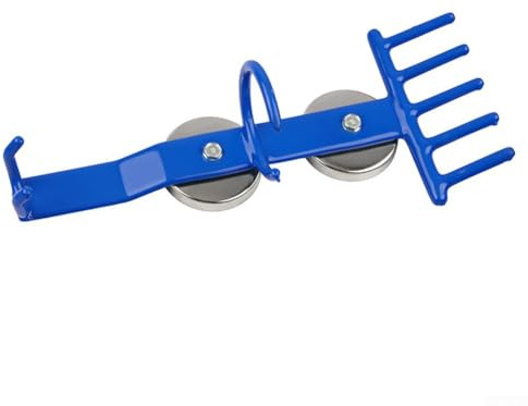 Crabop Support de rangement multifonction pour clés pneumatiques en métal, 40 cm, capacité de 7 kg, pour garage, atelier, armoire à outils, fer (A)