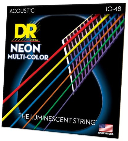 DR A NEON MCA-10 HiDef Acoustic Saite mehrfarbig