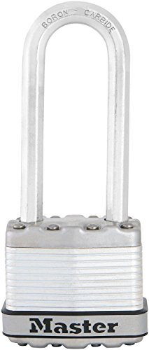 Master Lock M1XDLJ Lot de 4 cadenas Magnum en acier laminé avec anse de 6,3 cm