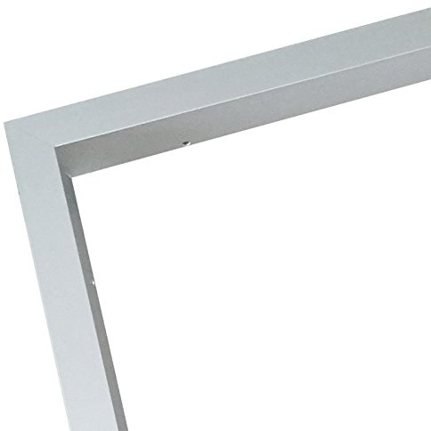 WITTKOWARE Einbaurahmen für LED-Panel 30x30cm, Aluminium, silber, nur Rahmen OHNE LED-Panel