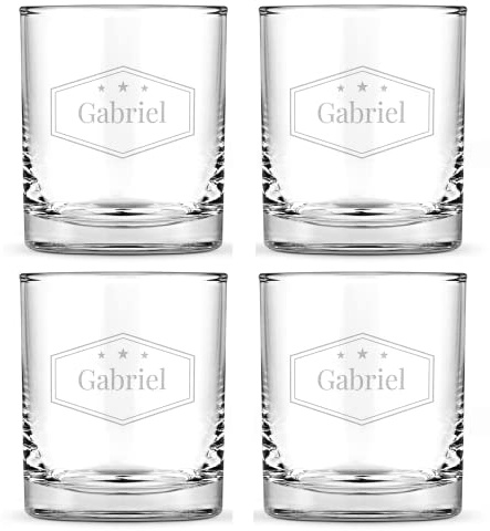 your surprise Vaso de whisky Personalizada - Vaso de whisky con Nombre Grabado: Personalizable con Texto, Diseños y Diferentes Tipos de Letras (4)