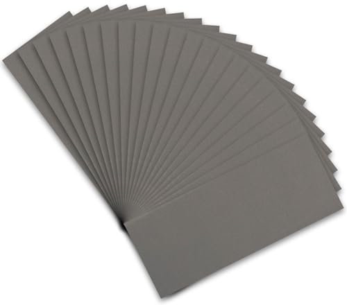 STEBRUAM Papier de Verre, Papier Abrasif 2000 Grains Utilisé pour polir le métal le bois les voiture, 21 Pièces Papier à Poncer 9x3,6 pouces