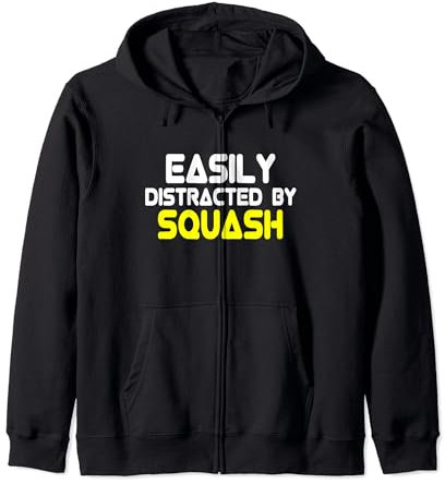 Squash Trainer Squash Spruch Outfit Squash Spieler Kapuzenjacke
