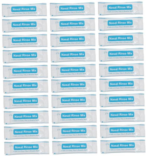 HIAKDOFT 80 Bustine Sale Nasale Miscela per Lavaggio Nasale Istantaneo Sale Protettivo Adatto per Adulti e Ragazza Uso