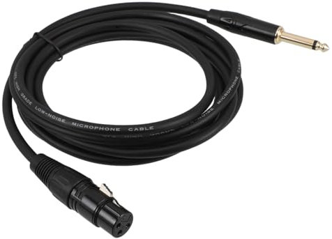 Homoyoyo Câble XLR Femelle vers Mâle Adaptateur XLR Équilibré pour Microphone vers Auxiliaire avec Fil Convertisseur