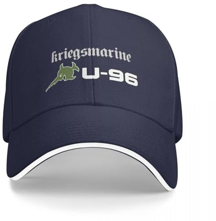 TPDODON Basecap ww2 Deutsch Kriegsmarine U-Boot U-96 Golf Strand Tasche Trucker Mann Die Sonne Frauen Strand Visier Männer