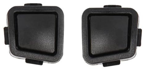 Copertura pulsante maniglia portiera, parti esterne nere, ABS, kit maniglie portiere Keyless-Go, for Mercedes-Benz, W211, C209, W219, W251