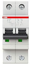 ABB S202 C 3 AUTOMATISCHE 6KA 2P