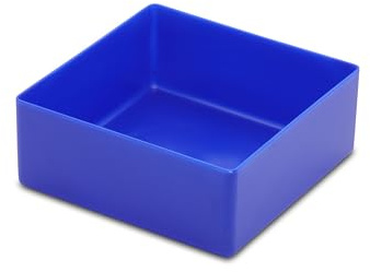 1a-TopStore 10 st. insatslådor insatslådor insatslåda sorteringslådor, 32 storlekar, 5 färger (blå, 99 x 99 x 40 mm)