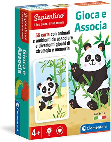 Clementoni 16308, Sapientino, Gioca E Associa, Animali, Gioco Educativo 3 Anni (Versione in Italiano), Made in Italy, Multicolore