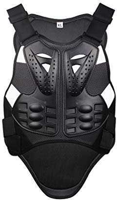 IFIKK Kinder Rennsport Rüstungs Weste Sommer Motorrad Schutz Jacke Pro Motocross WesteSkifahren Protektorenjacke Brustschutz mit Rückenschutz für Riding Skating Roller Skifahren