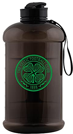 FOCO Offizielles Lizenzprodukt Celtic FC 2‑Liter klare Sportflasche