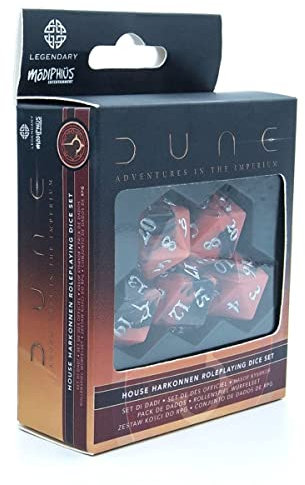 Dune - Adventures in The Imperium Dice Set: Harkonnen