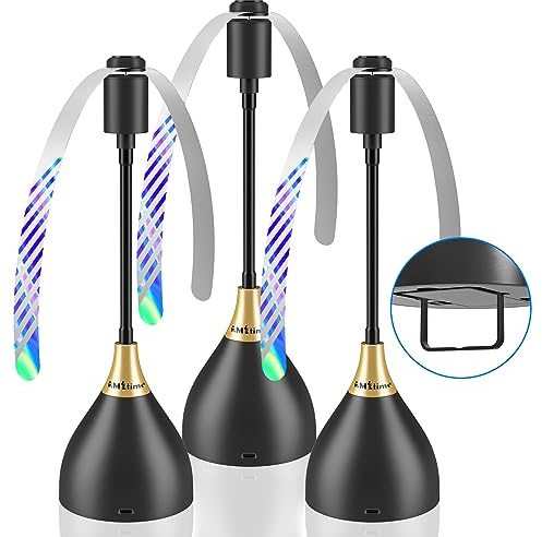 AMZtime Anti Mouche Ventilateur Anti Mouche de Table, Anti Mouche Exterieur Table de Cuisine Ventilateur Anti Mouche Appareil Anti Mouche (3PCS)