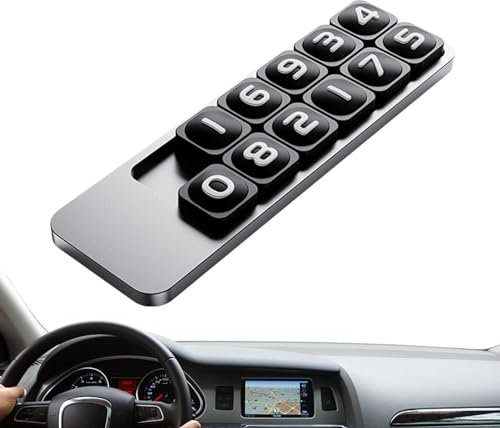 Opilroyn Placa de estacionamiento temporal | matrícula de coche - matrícula de aparcamiento para coches