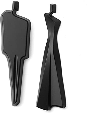 Retro-Toilettenschilder, Symbol einer Toilette für Männer und Frauen, Set mit Badezimmerschildern, Badezimmerschildern für Zuhause, Geschäft, Büro, Tür, Wand (Gold) (Schwarz)