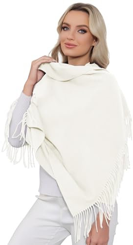 WELROG 200x70cm Schal Damen Winter - Warm Pashmina Schals und Tücher Scarf Winterschal