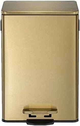 CHFYIJYHM Poubelle Poubelle intérieure en Acier Inoxydable Chambre Salle de Bain Poubelle Couverture créative Poubelle à pédale(12L)
