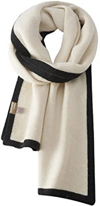 Generisch Damen Winter Schal - Damen Karierter Pashmina Schal Stylisch & Warm Halstuch Winddichte Strickschal Musselin Tuch Retro Frauen Flauschig Baumwolle Geburtstagsgeschenk für Frauen