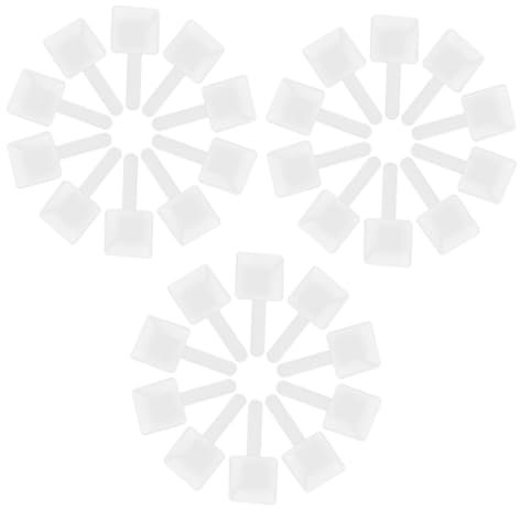 TOPPERFUN 30pezzi Cucchiai Dosatori Quadrati per Detersivo in Polvere Piccoli Misurini Riutilizzabili Palette Portatili per Bucato Cucchiaino Pratico per Lavanderia