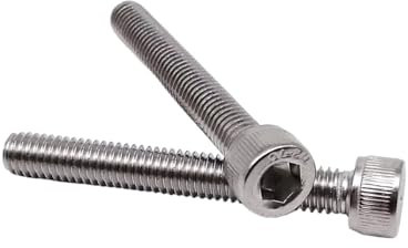 50pcs M2 M2.5 4-150mm DIN912 316 A4-70 Stainless Steel Screws Hexagon Socket Cheese Head Screws(100mm,M2.5-50pcs)