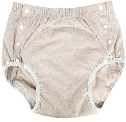 Milageto Stoffwindel für Erwachsene, waschbare Windelüberhose, Inkontinenzunterwäsche für Senioren, robustes, weiches Material, atmungsaktives Futter, Xl