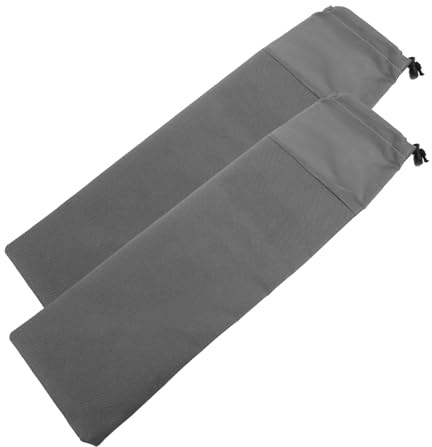 ARTSEWPLY 2Pcs Portable Tent Peg Bag for Camping Oxford Storage Pouch for Tent Stakes Wind Rope Buckle Organizer for Outdoor Ground Nails and Accessories