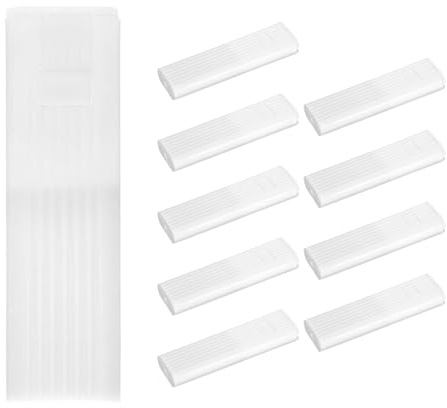 CVUTOVO 10 Unidades Contrapesos de Plástico para Cordón de Persianas Verticales, Tensor de Seguridad para Persianas Enrollables, Accesorios Resistentes para Ventanas en Hogar y Oficina