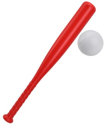 Tapallmy Mazza da Baseball per Bambini, Mazza da Bambino in plastica – Pallone Multiuso e Accessorio da Palestra per Bambini Piccoli, Rossa