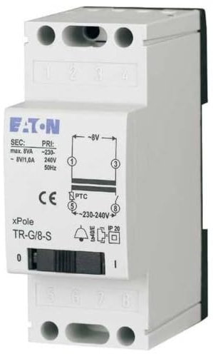 Eaton (Installation) Klingeltransformator TR-G2/24 230V 12-24V 2-1A Klingeltransformator 4015082724849