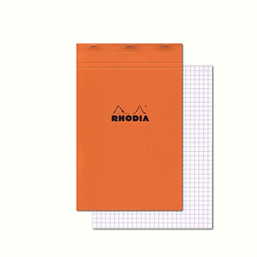 Rhodia 19200C Notizblock N.19 A4+ 80 Blatt kariert Orange