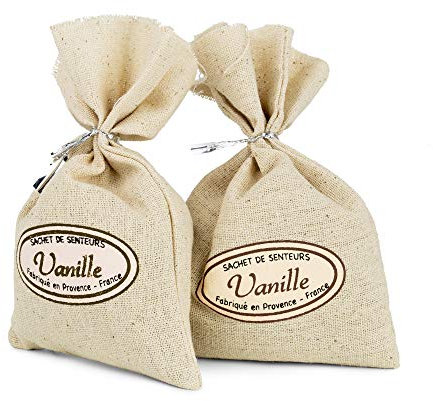 Compactor Set di 2 Sacchetti Profumati alla Vaniglia, Collezione NATURE, Misura M