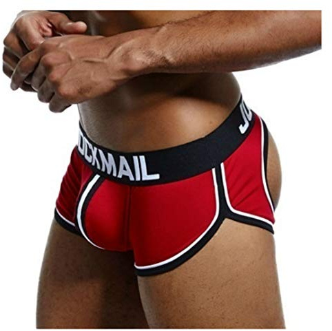 Sexy Herren Boxershorts Jockstrap Männer Sexy Unterwäsche Rückenfreies Gesäß Herren Strings Schwule Unterwäsche
