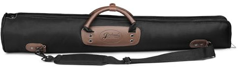 Flexzion-Sopransaxophon-Etui Sopransaxophon, Saxophon-Gig Rucksack Riemen, Tasche, Ledergriff, Aufbewahrung Musikinstrumente, leicht, Wasser & stoßfest für Windregler, Steigeisenklarinette, schwarz