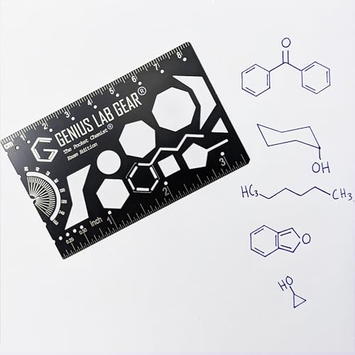 ZLYSYCM The Pocket Chemist Exam Edition- Organic Chemistry Stencil Drawing Template