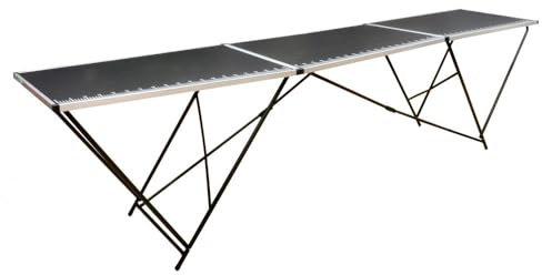Table à Tapisser - Table pour la pose de papier peint - 3M - Règle graduée - Pliante - Facile à transporter et à ranger