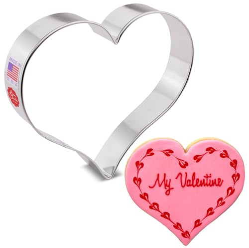 Keksausstecher Herz - 12,7 cm - Oktoberfest-Kekse - Ausstechformen Valentinstag von Ann Clark USA