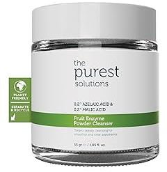 The Purest Solutions 0,2% Azelainsäure + 0,2% Äpfelsäure Frucht-Enzym-Pulverreiniger (55 gr)